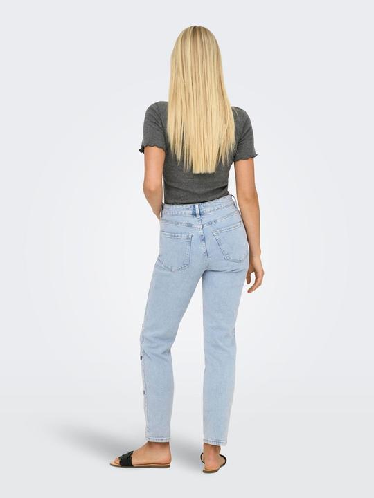 Image du produit Only Gerade geschnitten Hohe Taille Jeans Straight-Fit jeans (W31/L32)