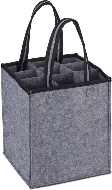 Actual product image Relaxdays Bottle bag