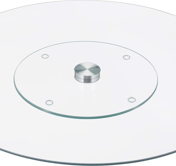 Image du produit Relaxdays Assiette tournante verre