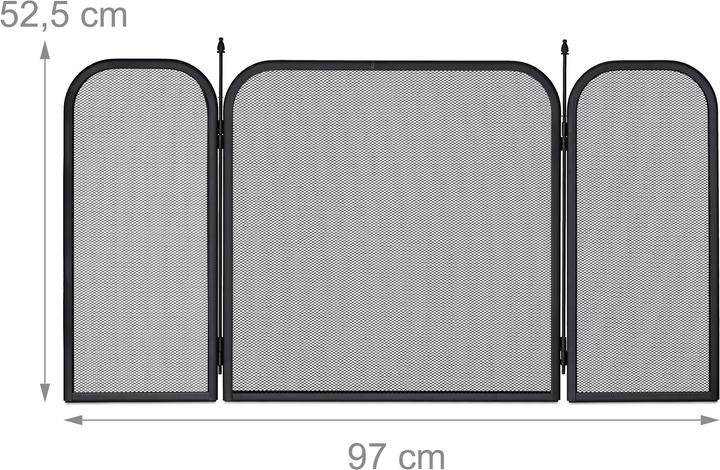 Actual product image Relaxdays Spark Guard (97 x 1.5 x 52.5 cm)