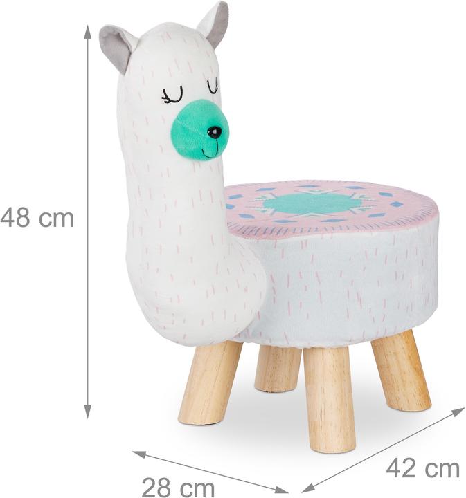 Actual product image Relaxdays Animal Children's Stool (Child seating group)