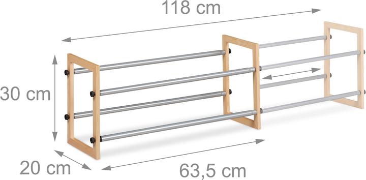 Actual product image Relaxdays Baylee (63.5 x 20 x 30 cm)