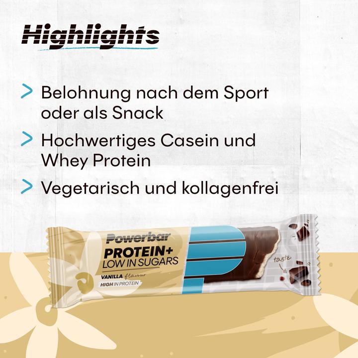 Image du produit Powerbar Protein Plus Low Sugar (Vanille, 16 pcs, 660 g)