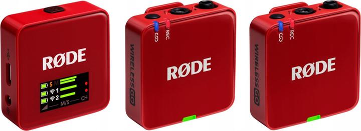 Produktbild RØDE Wireless GO Red (Gen 3)