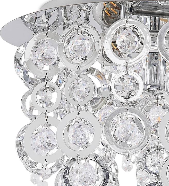 Image du produit Lindby Kisana plafonnier, chrome, Ø 40 cm (40 cm)