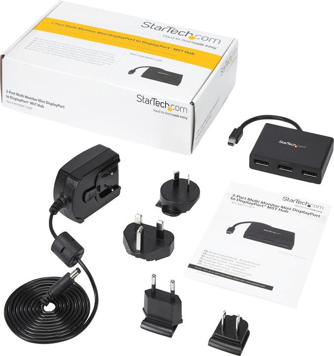 Image du produit StarTech MDP 1.2 VERS DDP MST HUB (Mini DP, 2 cm)