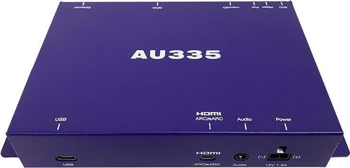 Image du produit BrightSign AU335 Lecteur audio pour signalisation numérique (USB, GPIO, Ethernet, Dolby Atmos, 24 bits)