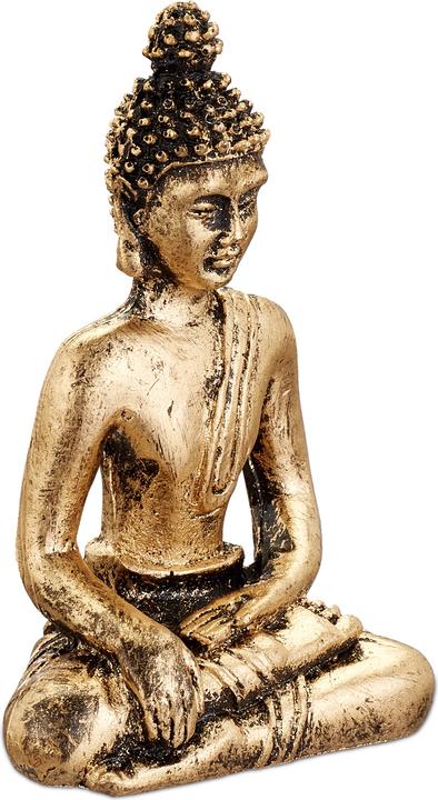 Actual product image Relaxdays Zen Garden Buddha Statue