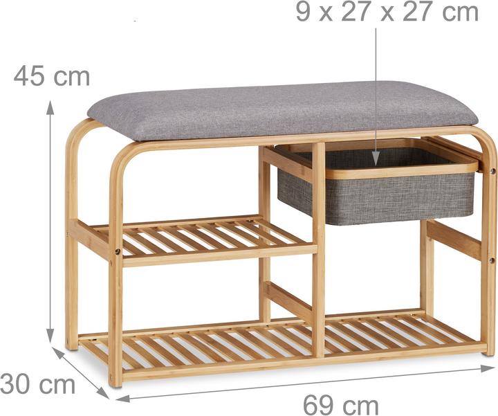 Actual product image Relaxdays Cal (69 x 30 x 45 cm)
