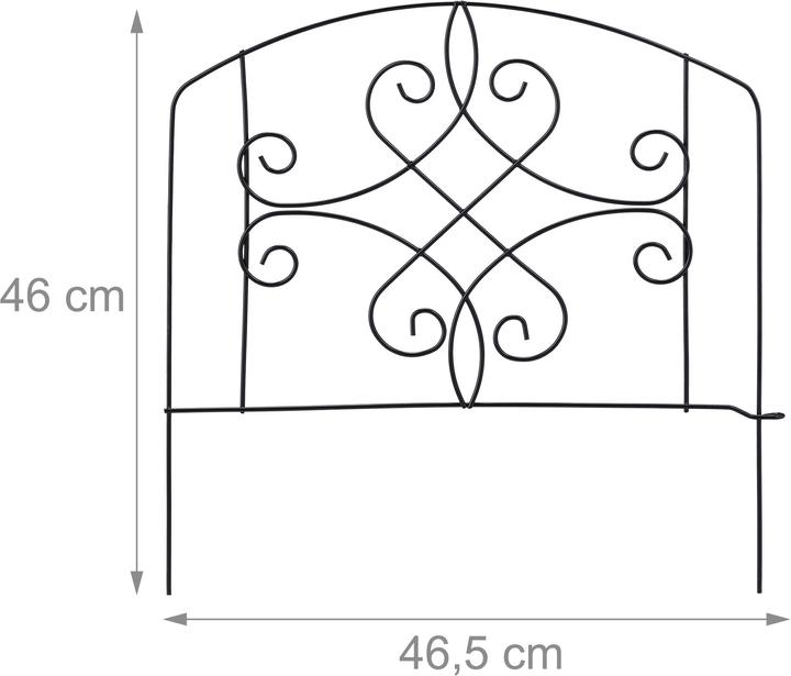 Actual product image Relaxdays Bed fence 4pcs. (186 cm)