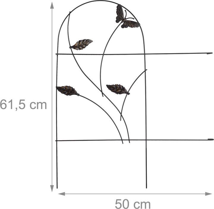 Produktbild Relaxdays Beetzaun 5tlg. (250 cm)