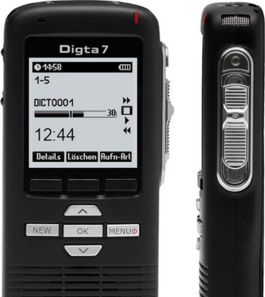 Image du produit Grundig Digta 7 Machine à dicter numérique - Type 702 (2 Go)