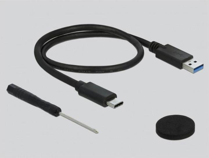 Productafbeelding Delock Externe behuizing voor 6,35 cm 2,5" SATA HDD/SSD met SuperSpeed USB 10 Gbps USB 3.1 Gen 2 (2.5")