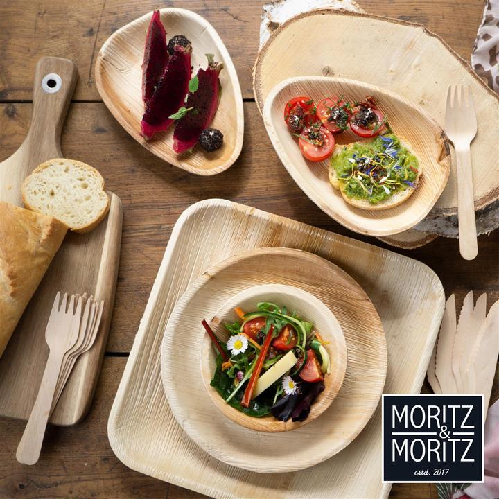 Actual product image Moritz & Moritz Palm leaf tableware 25 pieces (25 x)