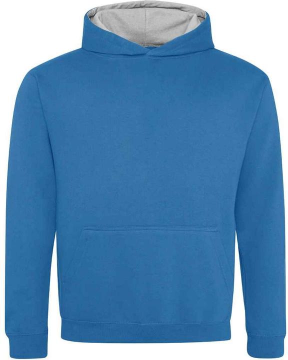 Heather grey, Sapphire blue