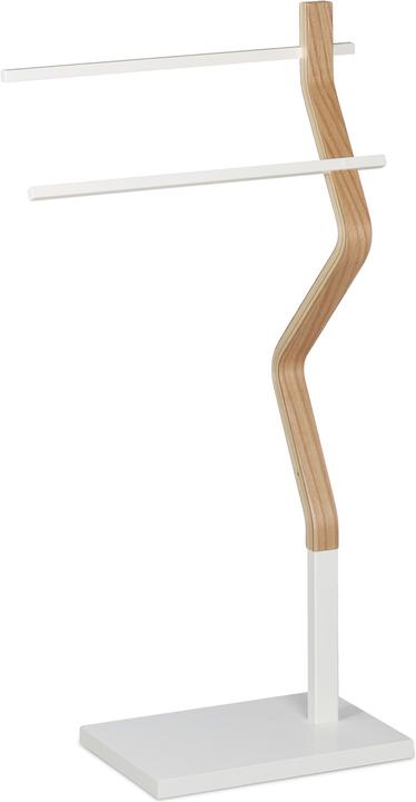 Actual product image Relaxdays Towel rail standing