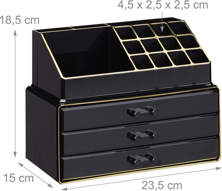 Image du produit Relaxdays organisateur de maquillage