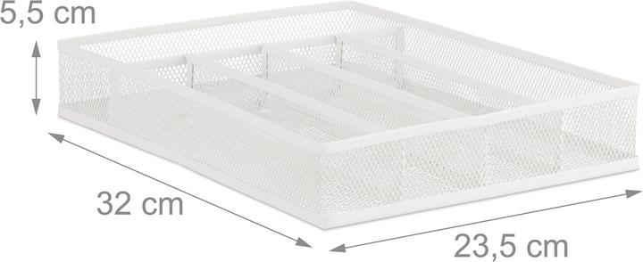 Produktbild Relaxdays Besteckkasten Metall