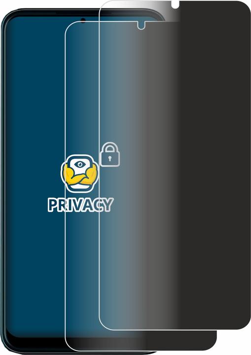 Produktbild BROTECT Sichtschutzfolie Anti-Spy Privacy Folie Blaulicht-Schutz (2 Stück, T-Mobile T Phone Pro 5G)