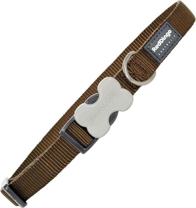Produktbild Red Dingo Dog Collar Plain Brown S (S, Hund, Allgemein)