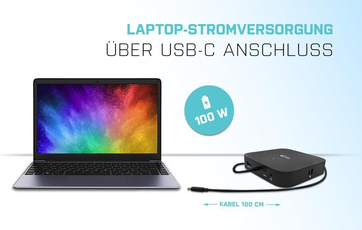 Immagine prodotto i-tec Docking station USB-C HDMI DP (USB-C, 3 Porti)
