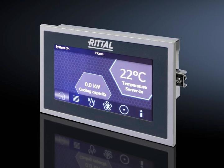 Produktbild Rittal Touchscreen-Display, farbig für LCP Rack/Inline CW
