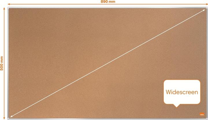 Actual product image Nobo Cork board Impression Pro 1915415 natural brown, 40x71cm (Bulletin board, 40 x 71 cm)