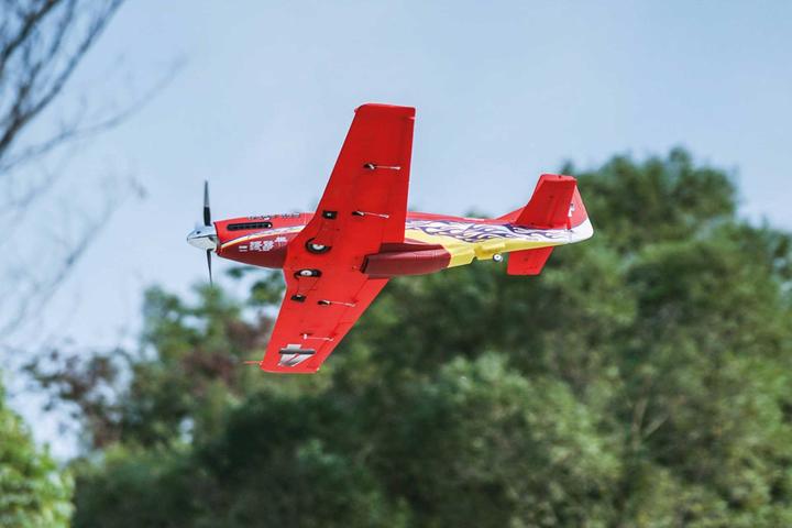 Produktbild FMS p-51 dago red pnp - 110 cm (Warbird)