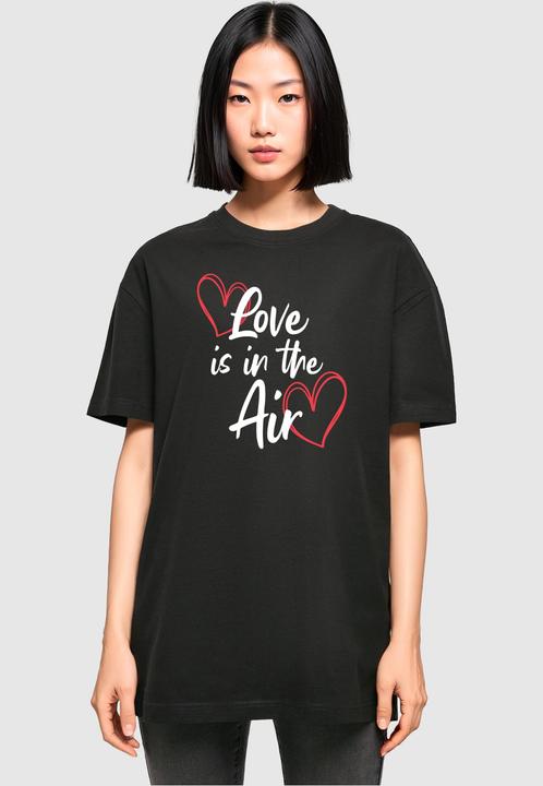 Immagine prodotto Merchcode Festa di San Valentino - L'amore è nell'aria - Maglietta boyfriend oversize - 118341 (XS)