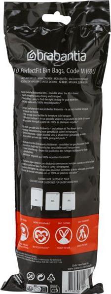 Actual product image Brabantia Waste bags (10 x, 60 l)