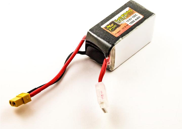 AGI Batterie compatible avec FPV Drone 4S 100C avec XT60 Plug (14.80 V, 1550 mAh)