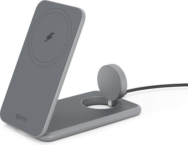 Immagine prodotto Epico Mag+ Supporto di ricarica pieghevole compatibile con MagSafe - grigio spazio (25 W)