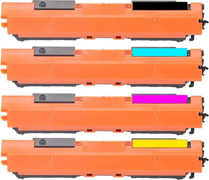 Actual product image Hermex Compatible HP Color LaserJet 2500 toner 4 pieces (M, FC, Y, C)