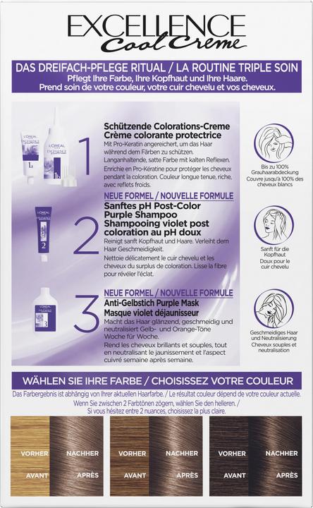 Actual product image L'Oréal Paris Excellence Cool Crème (45603 Ultra cool blonde)