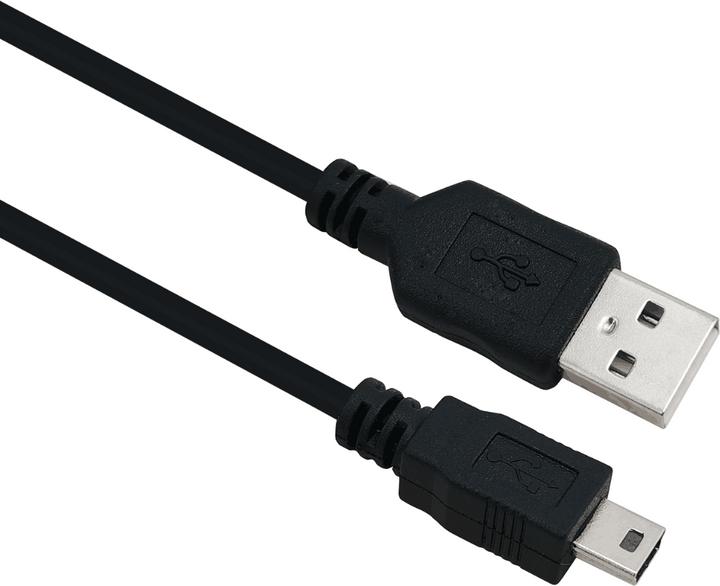 Produktbild Helos USB-Kabel USB (M) bis Mini-USB, Typ B (M) (1 m, USB 2.0)