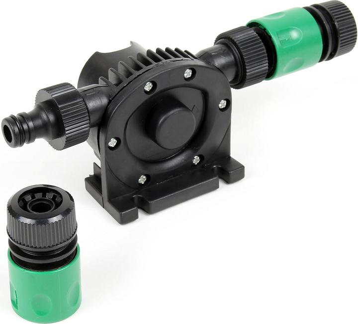 Produktbild XPOtool Bohrmaschinenpumpe Wasserpumpe selbstansaugend Gartenpumpe Pumpenaufsatz (Bohrmaschinenpumpe)
