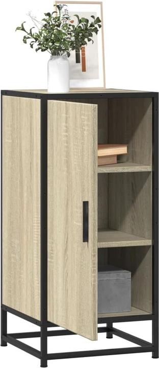 Actual product image VidaXL Sideboard Chest of drawers Sideboard Sonoma oak wood-based material (35.5 x 35 x 76 cm)