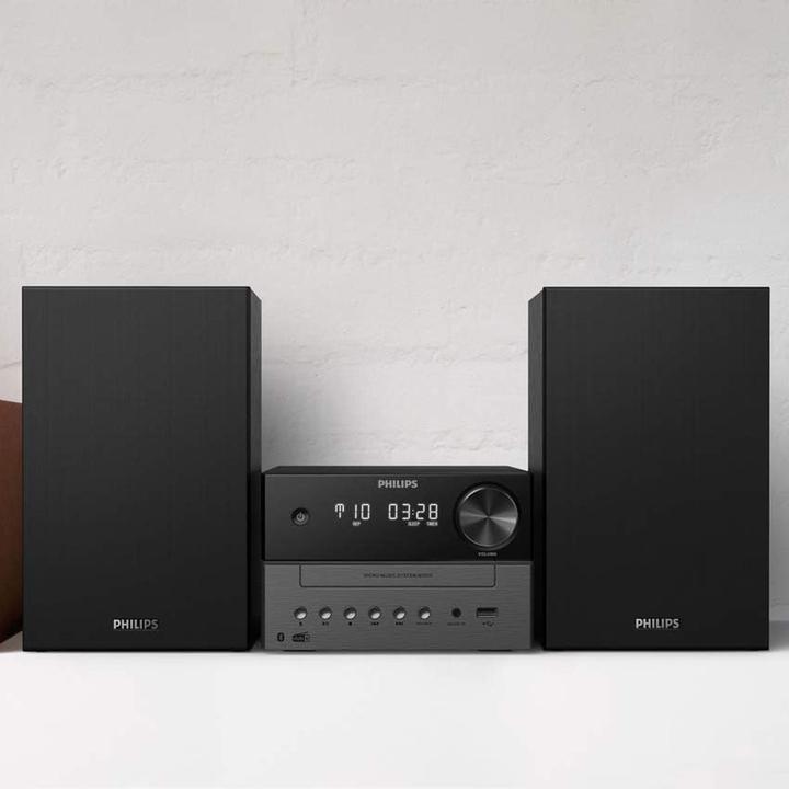 Actual product image Philips TAM3505 Micro System, black (Bluetooth, CD player, 1x 20 W)