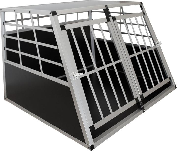 Juskys Hundetransportbox (Hund, Sicherheitsverschluss)