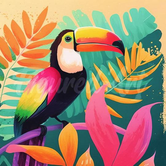 Immagine prodotto Figured'Art Mini Diamond Painting - Tucano Tropicale