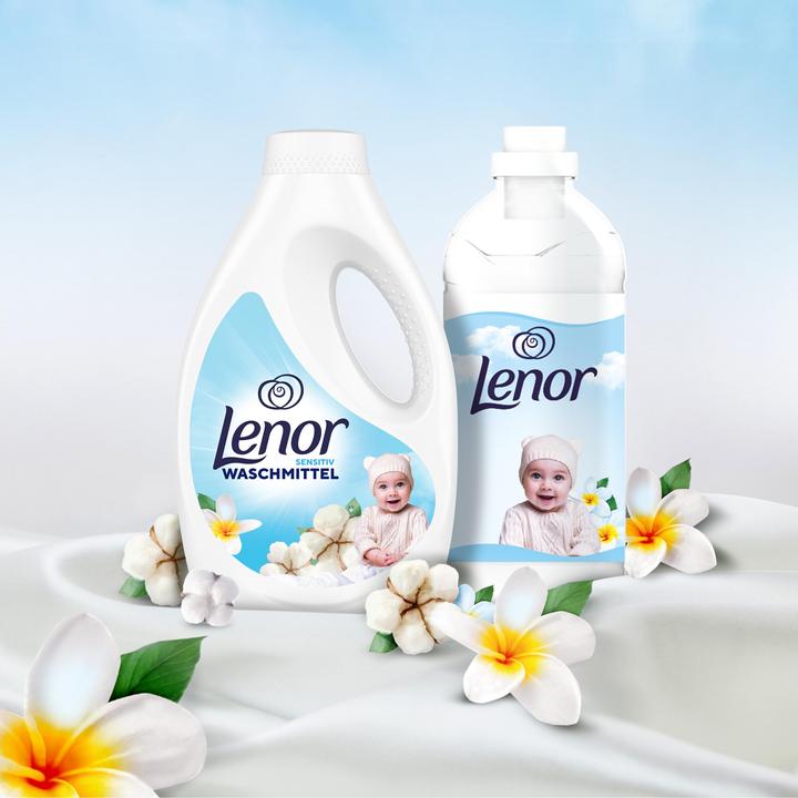 Actual product image Lenor Cotton blossom and tiare flower (100 Washing cycles, Liquid)