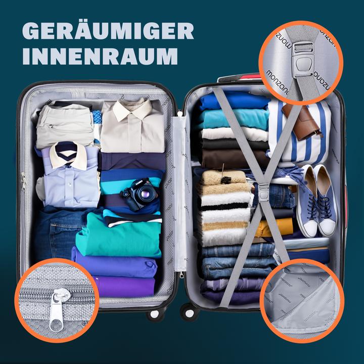 Actual product image Monzana Hard shell case (41 l, Hand luggage (up to 50 litres))