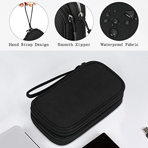 Produktbild Only-Bags.Store Kabeltasche, Elektronikzubehör Organizer, Tragbare Kabelorganizer, Doppelte Kabel Tasche für