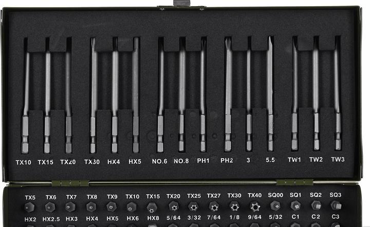 Produktbild Proxxon Super-Sicherheits- und Spezialbitsatz (Kreuz Phillips PH M2, Innensechsrund TX M20, Innensechsrund TX M7, Innensechsrund TX M25, Tri-Wing M2, Tri-Wing M3, Tri-Wing M5, Innensechsrund TX M9, Kreuz Phillips PH M1, Innensechsrund TX M15, Innensechsrund TX M5, Kreuz Phillips PH M0, Innensechsrund TX M30, Innensechsrund TX M27)