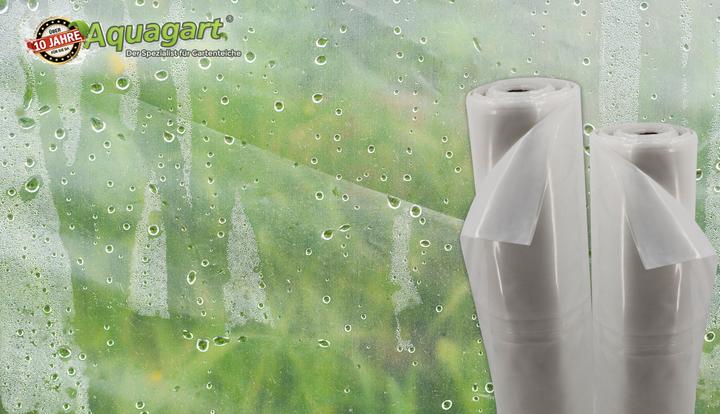 Immagine prodotto Aquagart 18m Gartenfolie Gewächshausfolie UV 5 Frühbeetfolie Treibhausfolie 4m breit