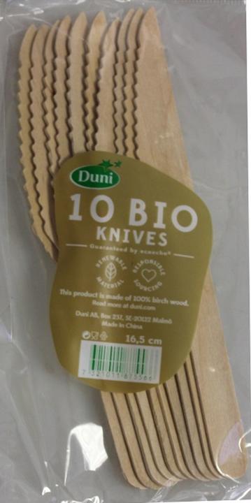 Produktbild Duni Bio Messer Birke, 10er Pack (10 Stück, Messer)