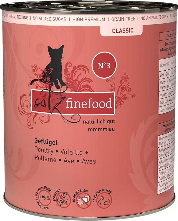 Produktbild Catz Finefood No.03 Geflügel (Adult, 1 Stk., 800 g)