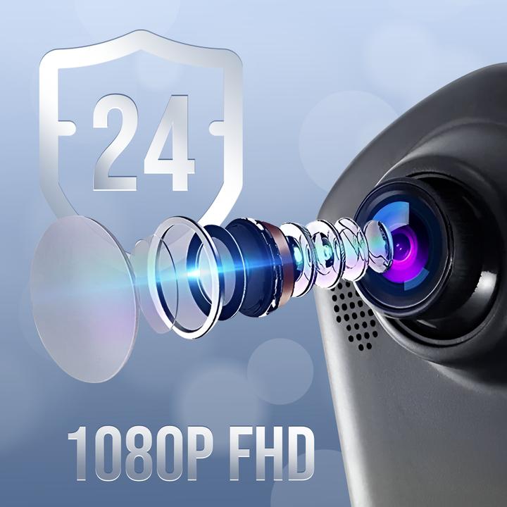 Actual product image Avizar DVR-01 rear-view mirror dashcam (Built-in microphone, Built-in display, Accelerometer, Full HD)