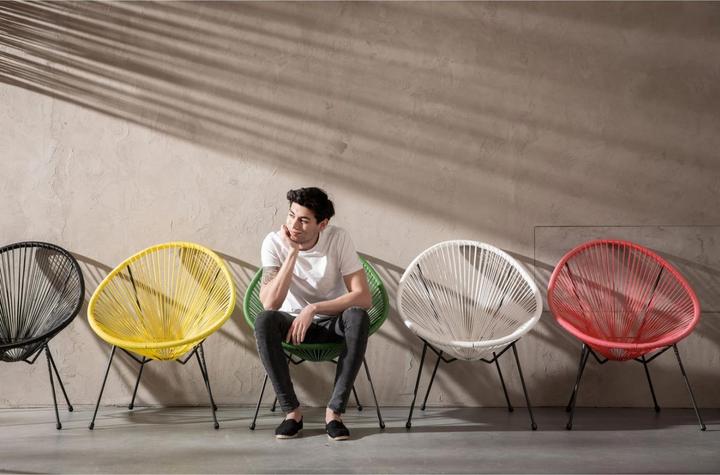 Image du produit Designlife Fauteuil Acapulco jaune