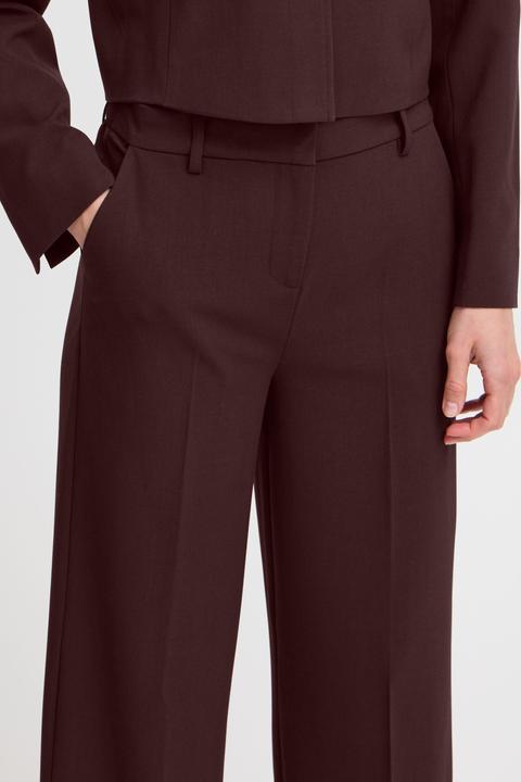 Actual product image B.young BYDANTA WIDE LEG PANTS 2 CROPPED 20815027 (40)